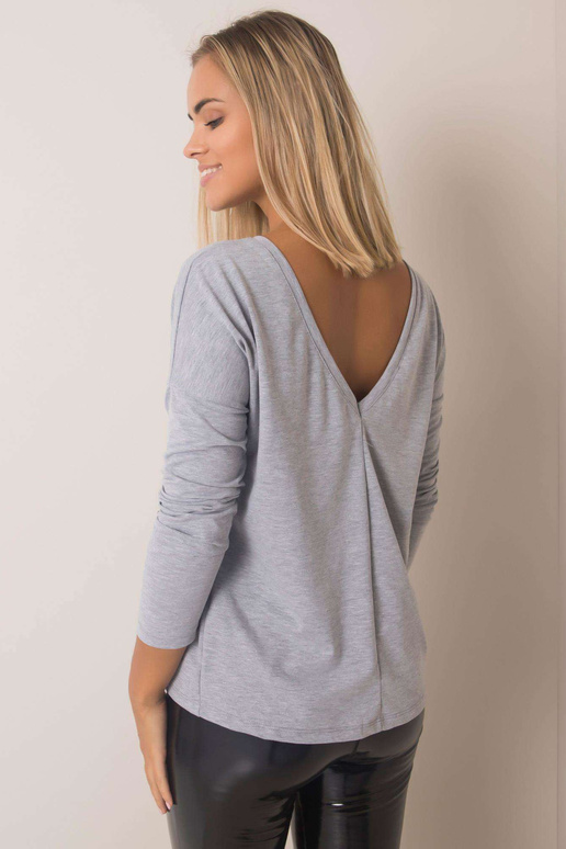 Pelēka melanža blūze Larissa