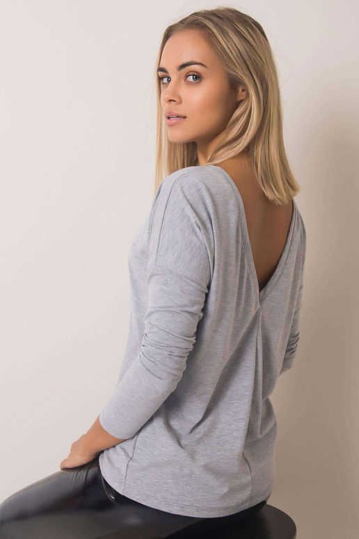 Pelēka melanža blūze Larissa
