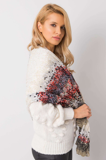 Haki-sarkana raksta šalle