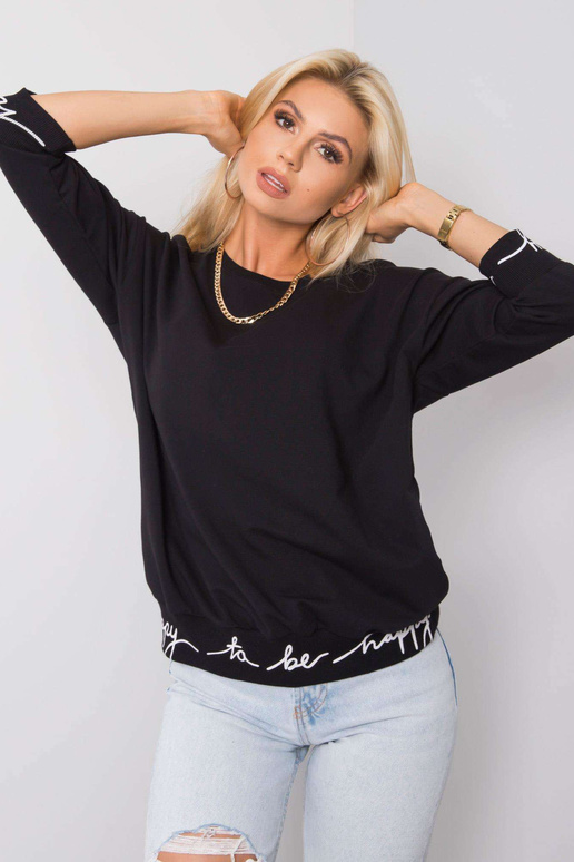 Charliza melns sporta krekls