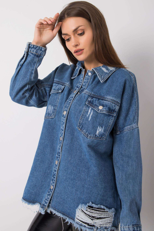 Tamāras zils džinsu krekls