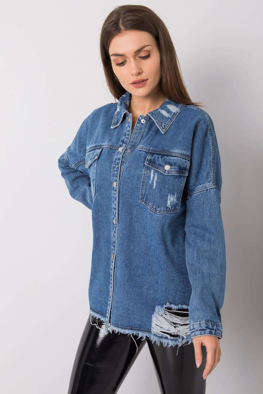 Tamāras zils džinsu krekls