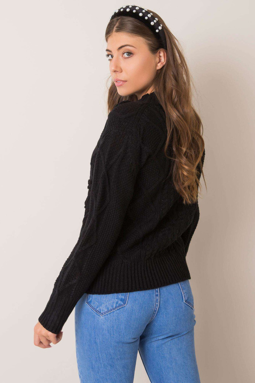 Melns Močas džemperis