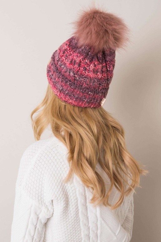 Czapka- JK-CZ-2.67 - tumši rozā