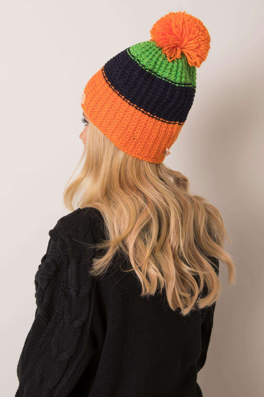 Oranži tumši zila ziemas cepure RUE...