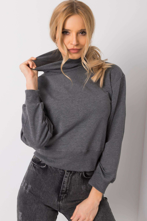 Tumši pelēks melanžs džemperis Vivian