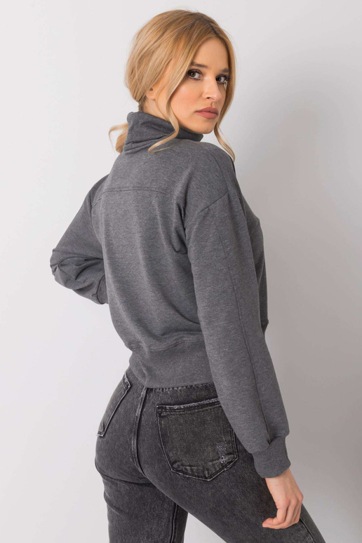 Tumši pelēks melanžs džemperis Vivian