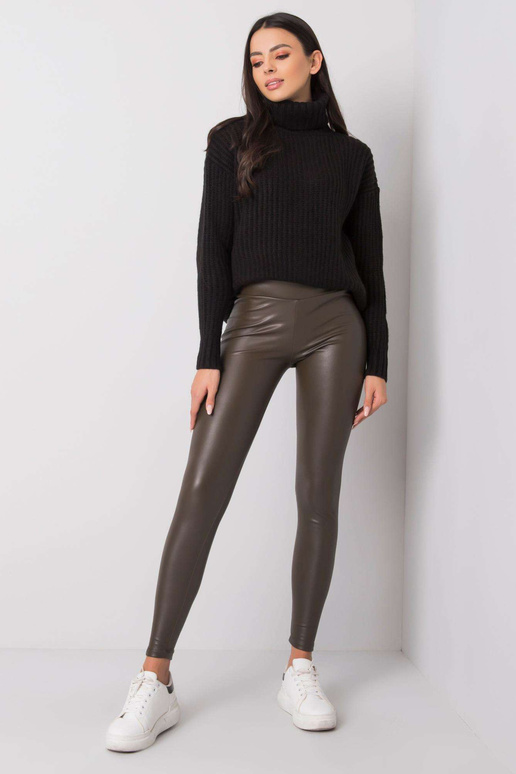 Tumši haki krāsas Briana Leggings RUE...