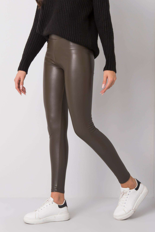 Tumši haki krāsas Briana Leggings RUE...