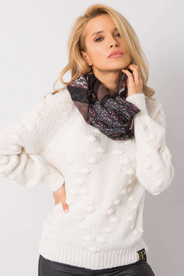 Melns un koraļļu raksta slings 2