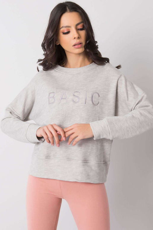 Gaiši pelēks melanžs džemperis Veronica