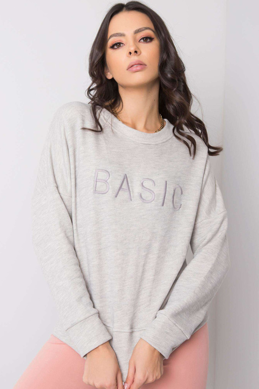 Gaiši pelēks melanžs džemperis Veronica