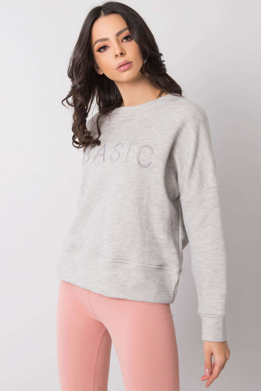 Gaiši pelēks melanžs džemperis Veronica