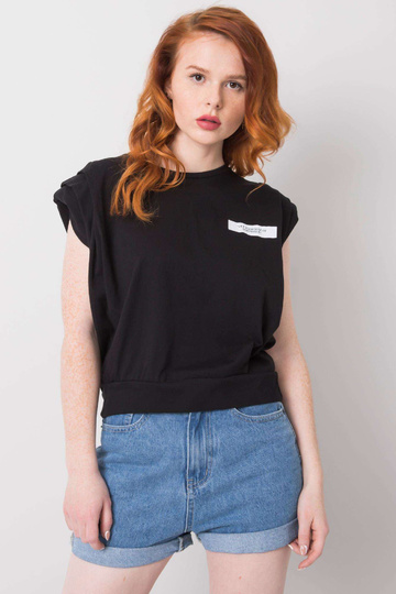 Melns T-krekls ar...