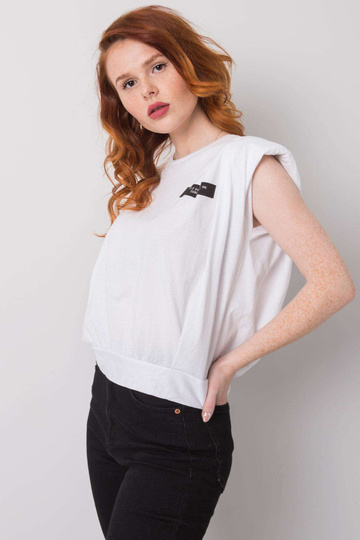 Balts T-krekls ar Zariah...