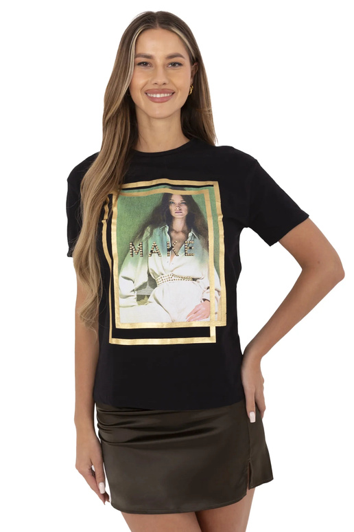 Melns Esther t-krekls