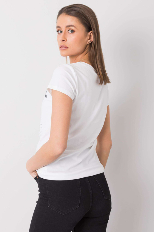 Balts Gemma t-krekls