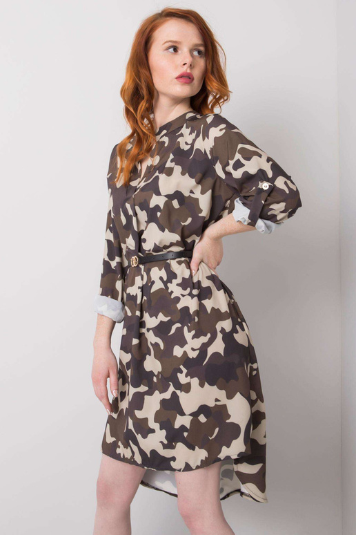 Bēša Khaki Camo kleita Blaise