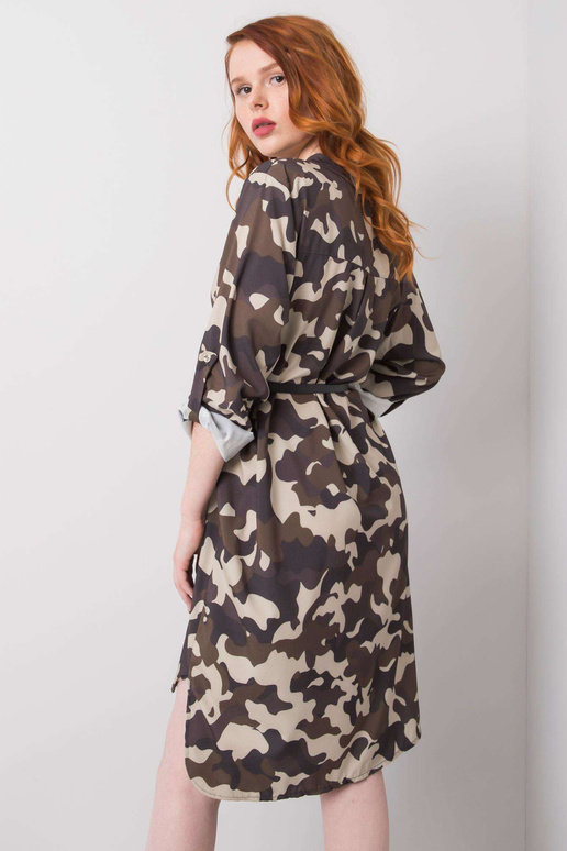 Bēša Khaki Camo kleita Blaise