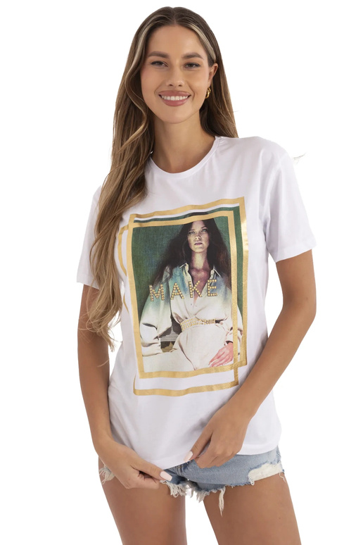 Balts Esther t-krekls