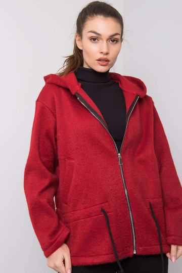 Odrijas bordo krāsas mētelis