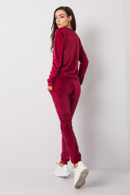 Burgundijas velūra komplekts Clarisa...