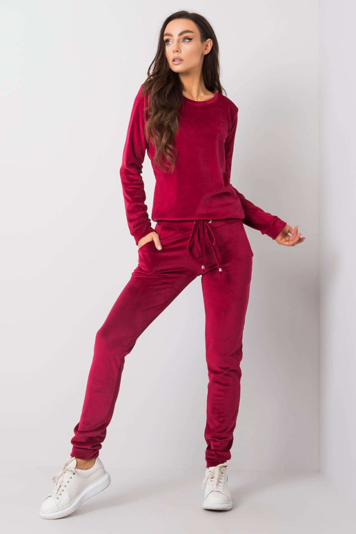 Burgundijas velūra komplekts Clarisa...