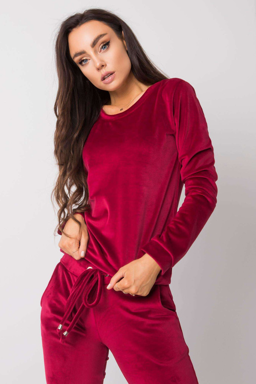 Burgundijas velūra komplekts Clarisa...