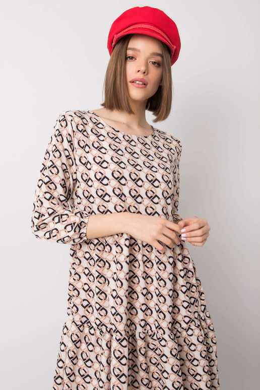 Ecru kleita ar volāniem Libby RUE PARIS