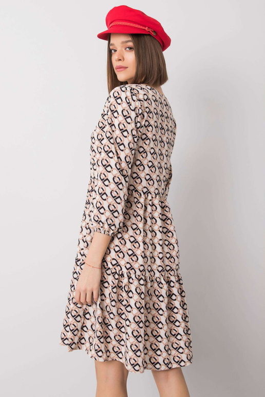 Ecru kleita ar volāniem Libby RUE PARIS