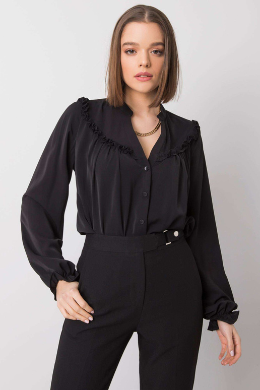 Oceane OCH BELLA melna svinīga blūze