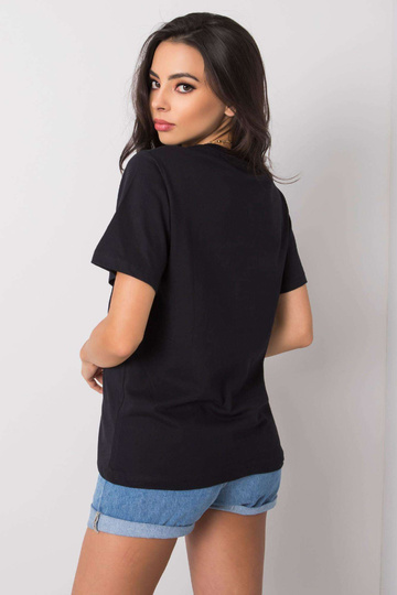 Melns T-krekls ar Gloria...