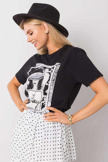 Melns Alessia t-krekls 2