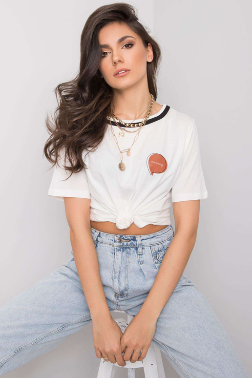 Ekrās krāsas kokvilnas t-krekls...