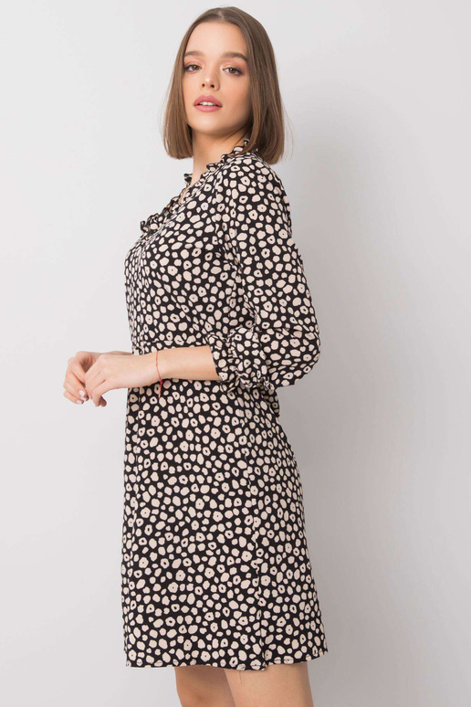 Farrah RUE PARIS melna kleita