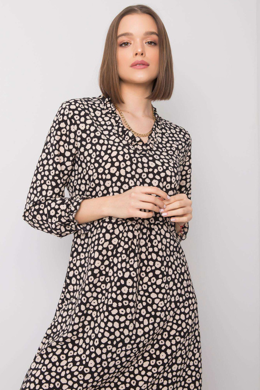 Farrah RUE PARIS melna kleita