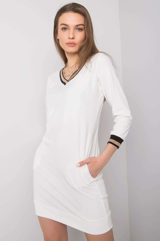 Ecru samta kleita Aspen RUE PARIS