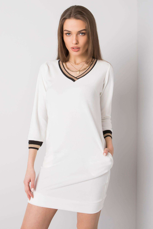 Ecru samta kleita Aspen RUE PARIS