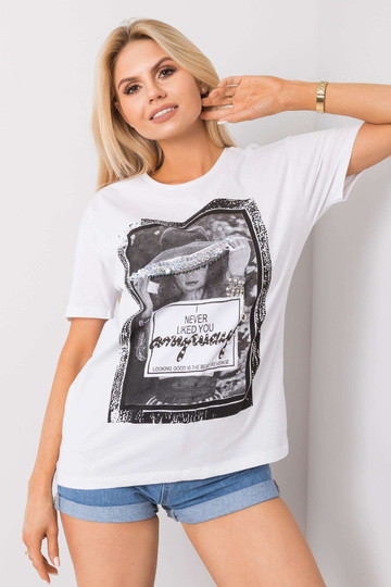 Balts Alessia t-krekls 2