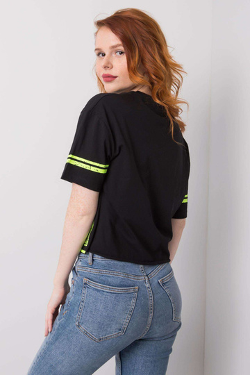 Melns kokvilnas Shelby...