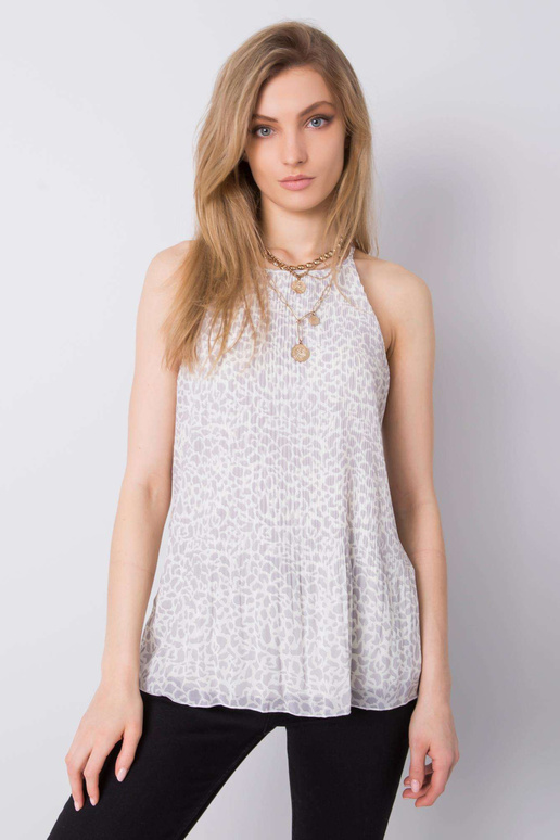 Monreale SUBLEVEL pelēks kroku tops