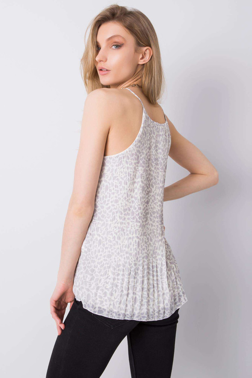 Monreale SUBLEVEL pelēks kroku tops