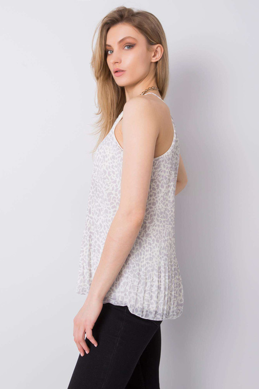 Monreale SUBLEVEL pelēks kroku tops