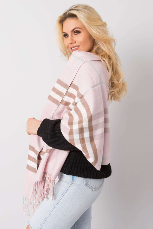 Gaiši rozā rūtains slings