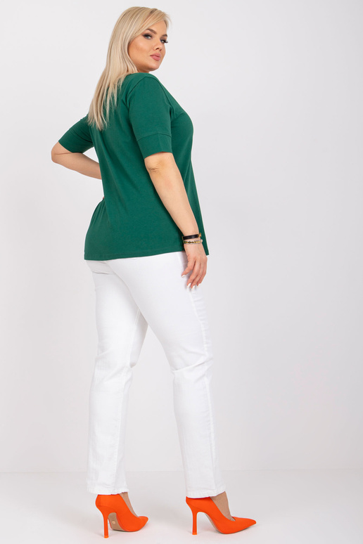 Tumši zaļš liela izmēra kokvilnas...