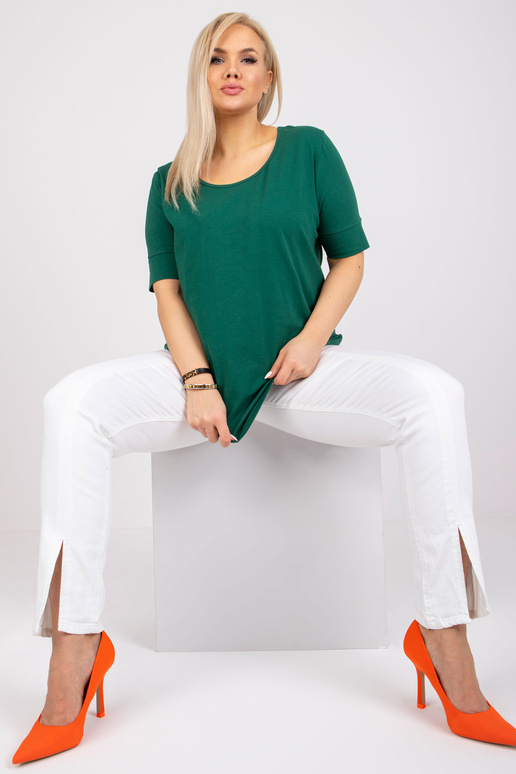 Tumši zaļš liela izmēra kokvilnas...