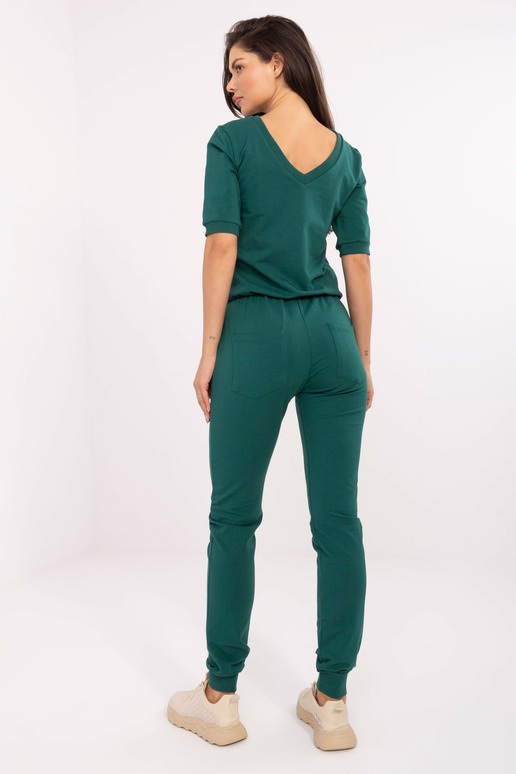 Tumši zaļš kombinezons Ilina