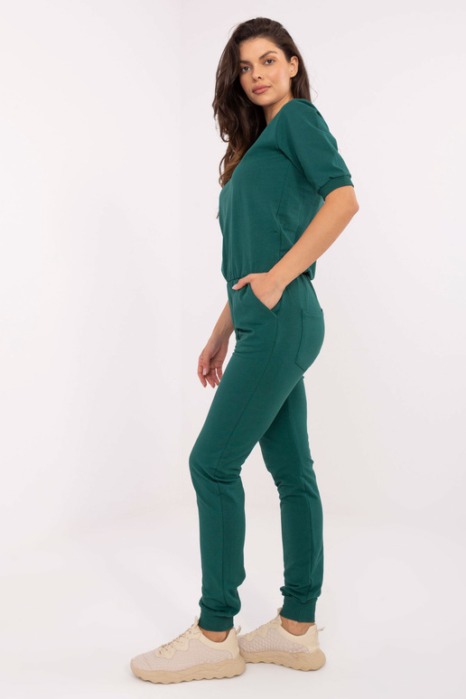 Tumši zaļš kombinezons Ilina