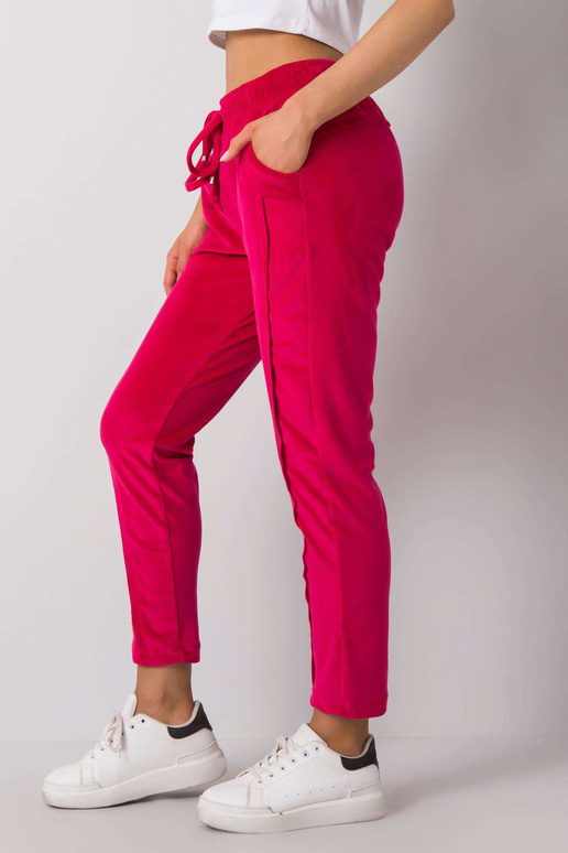 Fuksijas samta bikses Juanita RUE PARIS Fuksijas samta bikses Juanita RUE PARIS