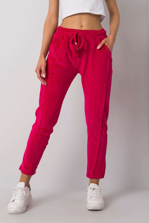 Fuksijas samta bikses Juanita RUE PARIS Fuksijas samta bikses Juanita RUE PARIS